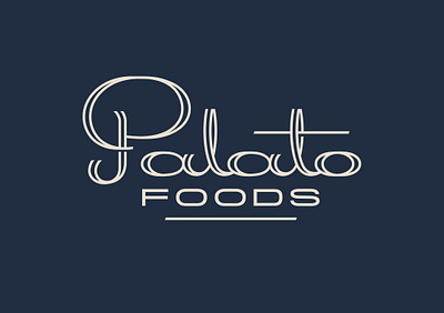 Palato Foods branding design food graphic design illustration lettering logo packaging script typography