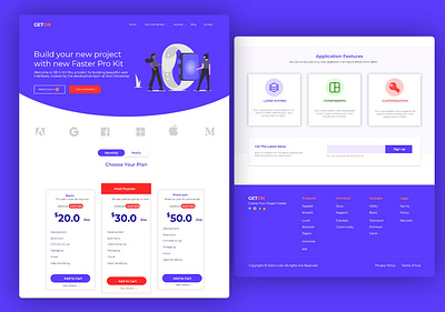 Modern Clean Website UX/UI design app design graphic design landing page ui ux design uidesign uxui webdesign website design