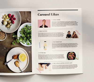 Carousel London Magazine Design design editorial design ux