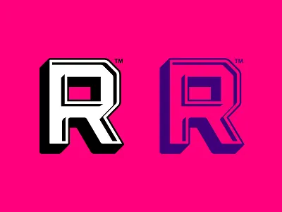 R Logo branding design icon illustration logo toronto typography vector