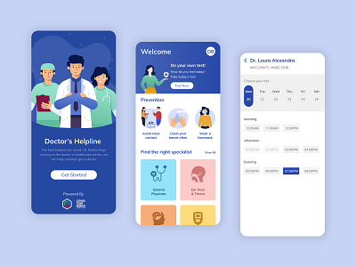 Meet Your Doctor mobile app product design ui ui design