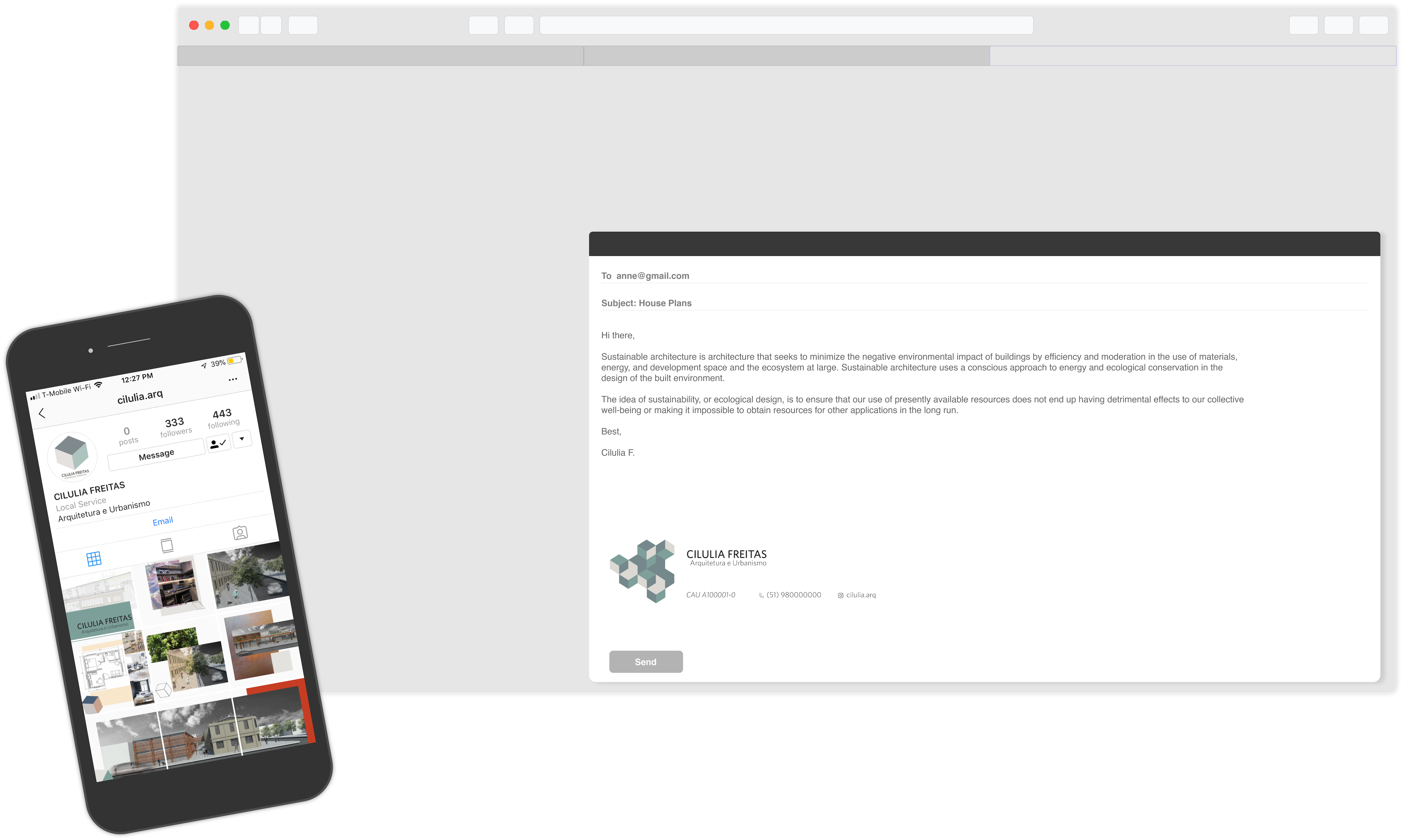 Architecture & Urbanism Brand Design design