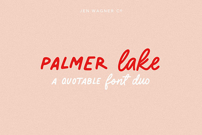 Palmer Lake Font Duo branding design download fonts font font design font download font duo fonts graphic design graphic design graphics handwriting handwritten lettering retro font simple font typeface typefaces typography vintage font