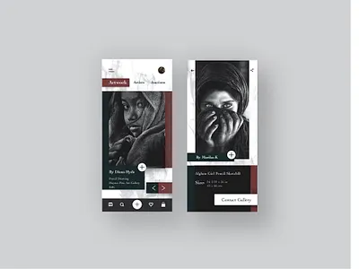 Platform to expand art market App app app design application art artist artwork behance branding creative design designer illustration mobile mobile app mobile app design mobile design mobile ui product design ui ux