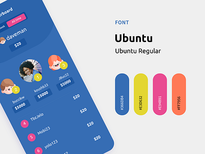 Colors : : Live Quiz Game App app colorful design fun game illustration minimal mobile quiz quiz app ui