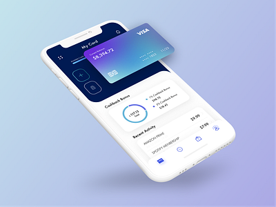 Bank App UI atm bank bank app banking budget cashback credit card e finance finance app payment transaction ui ui design visa