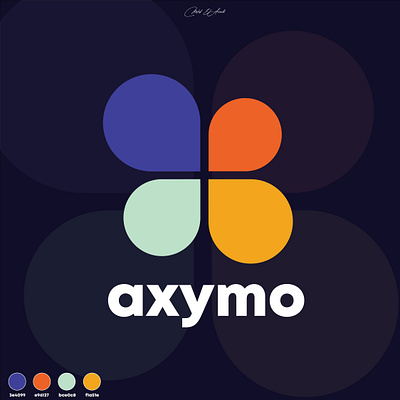 AXYMO logo app design logo