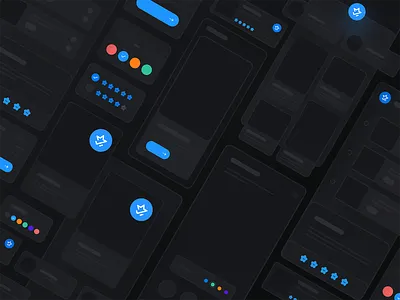 Social Media Wireframe Dark ad campaign ad design blue bluereceipt clean design component custom figma grid instagram instagram banner instagram post social media social media design unique unique style wireframe wireframe design wireframe kit wireframes