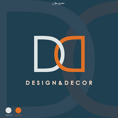 DESIGN & DECOR logo logo