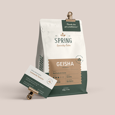 Spring Special Coffee brand branding coffee corporate identity dribbble ecology farm logo packaging roaster