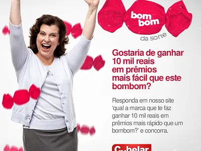Bombom da Sorte | Cybelar ad bombom brand branding logo promo