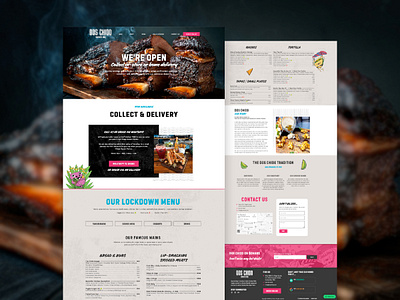 Tex-Mex BBQ Restaurant Bar Website art direction bar barbeque bbq branding copywriting design graphic design illustration mexican mexican food mexican restaurant pigs restaurant smokehouse taco tacos tequila webdesign website