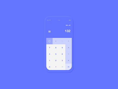 Calculator calculator dailyui dailyui004 dailyuichallenge gradient illustrations ui ux