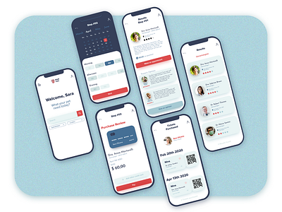 MedVet - Concept App app care design figma interaction design medical medical appointment pet pet app pet care product design ui uidesign ux uxdesign veterinary