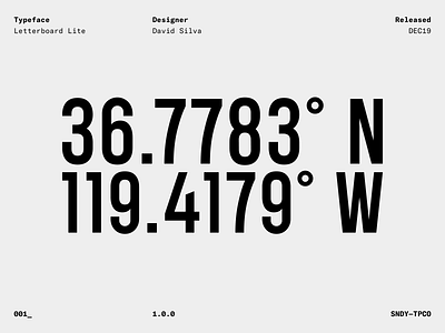 Letterboard Lite specimen — Sans serif numbers font fonts free font freebie freebies sans sans serif sans serif sans serif font sanserif type type design typedesign typeface typography