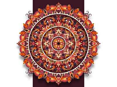 LIVE abstract design doodle dribbble follow illustration mandala art shot spiritual vector zenart zentangle