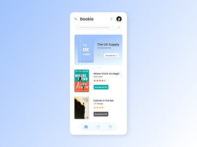 Ebook Store (Bookie App UI) app book clean clean design clean ui ebay ebooks material material design material ui materialdesign ui ui design uidesign uiux ux ux ui ux design uxdesign uxui