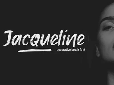 Jacqeuline Font branding brush font decorative font design font font hand drawn font lettering logo design poster font typography