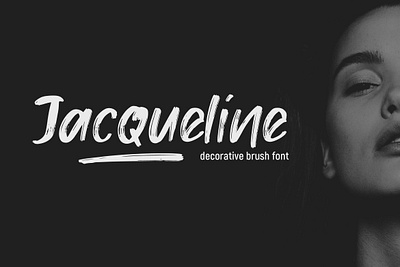 Jacqeuline Font branding brush font decorative font design font font hand drawn font lettering logo design poster font typography