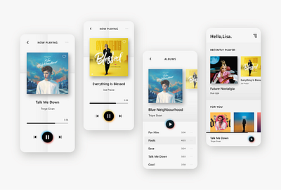 Daily UI 009 Music Player app dailyui design ui ux