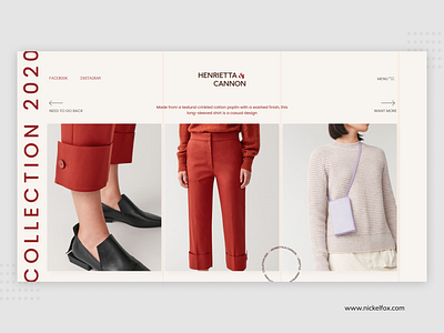 Cannon Fashion Store brand branding business clean ecommerce fashion minimal online shop ui userinterface ux web website