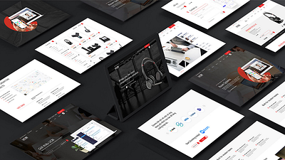 Technology JSC branding design flat hello dribble logo ui ux web design website