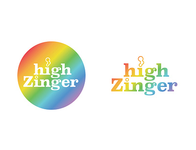 Pride Logo for a Design Brand brand design designer illustration logo logo design logo design branding rainbow vector
