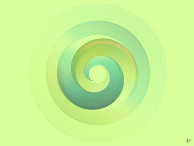 Circle Test flat illustration logo minimal vector