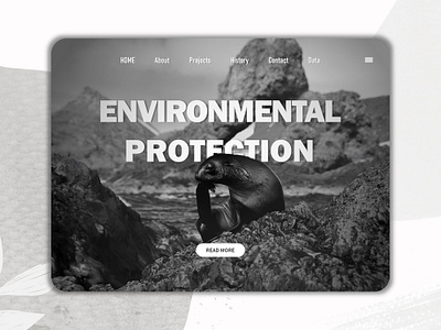 Environmental Protection Website 3d app art artwork clean design environment flat design icon illustration lettering logo minimal typography ui user interface ux vector web website