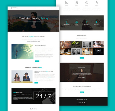 TemplateToaster Website Builder | Agency WordPress Theme agency agency branding agency landing page agency logo agency website wordpress wordpress development wordpress theme