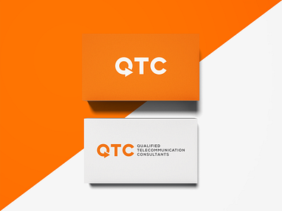 QTC communication cool design letter line logo minimalist modern monogram simple strong