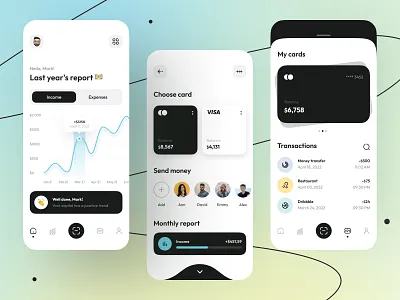 Banking app - Mobile app app app design bank banking banking app finance finance app fintech mobile app mobile app design mobile design mobile ui