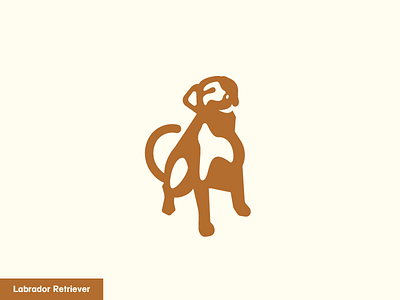 Labrador Retriever 7/24 animal dog icon labrador logo retriever