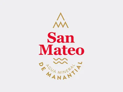 San Mateo logo design illustration logo packaging typography vector water