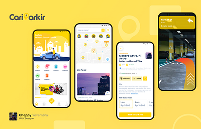 CariParkir astra astral cariparkir cariparkir design parking parking app ui ui design uidesign uiux ux