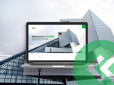 Dabcorp - Mockup Website Design psd mockup web design webflow
