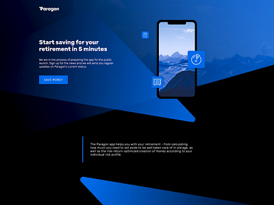 Landing Page UI Design for Financial App finance finance app finances financial financial app flat home home page homepage landing landing design landing page landing page design landingpage ui ui ux ui design uidesign uiux