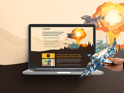 Allessiomo - Concept Mockup Landing Page Design psd mockup web design webflow