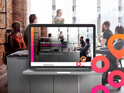 Scale Station - Mockup Website Design psd mockup web design webflow