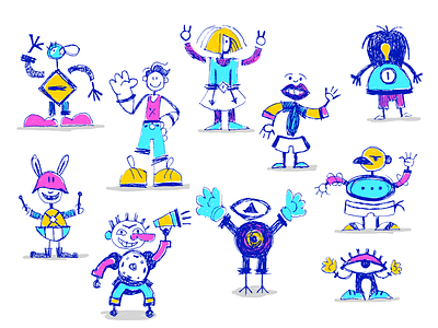 humans design illustration