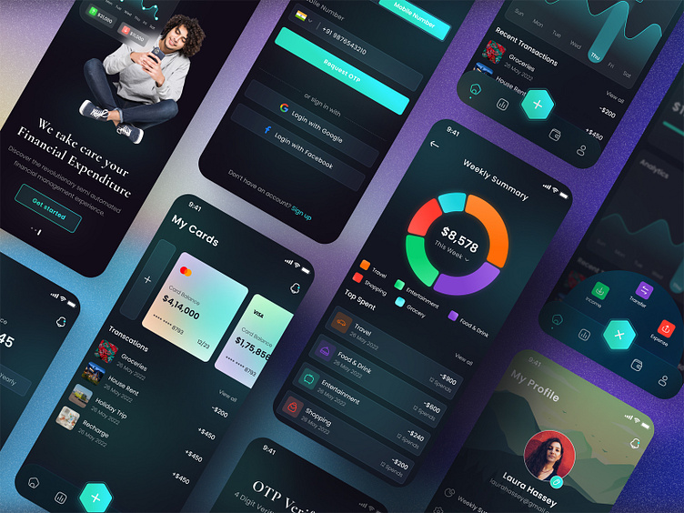 Expense Tracker App Design by MindInventory UI/UX for MindInventory on ...