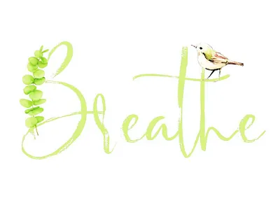In the covid times, to stay calm just - Breathe birds breathe concept covid identity leaves logo lover nature nature illustration nature logo
