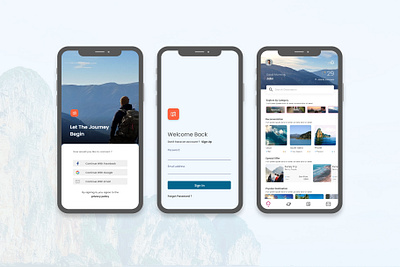 Travel UI Screen Adobe XD adobe xd templates android app android app design company design inspiration inspirations ios app design mockups travel ui ui kit user experience user interaction user interface ux