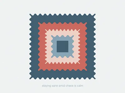 Staying sane amid chaos is calm abstract abstract art art calm design graphic design graphicdesign illustration poster poster design vector