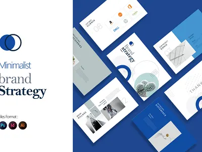 Minimalist Brand Strategy agency brand clean client creative design indesign manual minimalist moodboard packaging photoshop plan portfolio print project proposal sheet stationery strategy