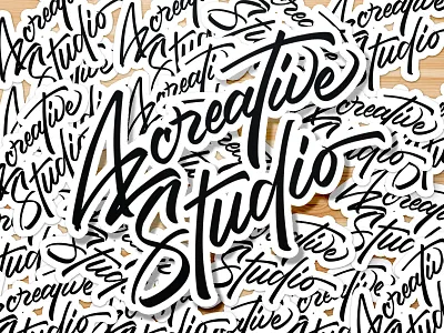 Sticker Design brand branding design handlettering identity logo minimal sticker stickers