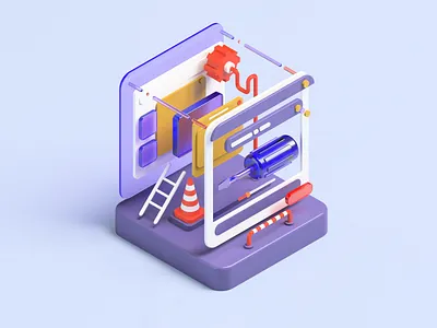 Maintenance WIp 3d maintenance maya webdesign