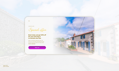 DailyUI 016 Pop-up daily 100 challenge daily ui daily ui 016 dailyui dailyui 016 dailyuichallenge guest house offer pop up special offer ui