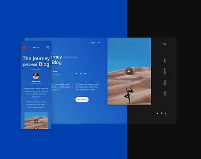The Journey 30daychallenge 30daysofdesign blog blogger concept design idea images social ui webdesign website