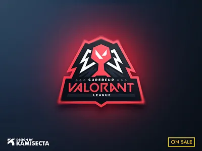LEAGUE VALORANT - FOR SALE champion cup esports esports logo gaming league liga logo mascot riot riotgames squad supercopa supercup team valor valorant vector